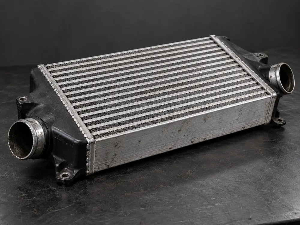 Illustrative photograph of a intake & engine part; not this seller's item